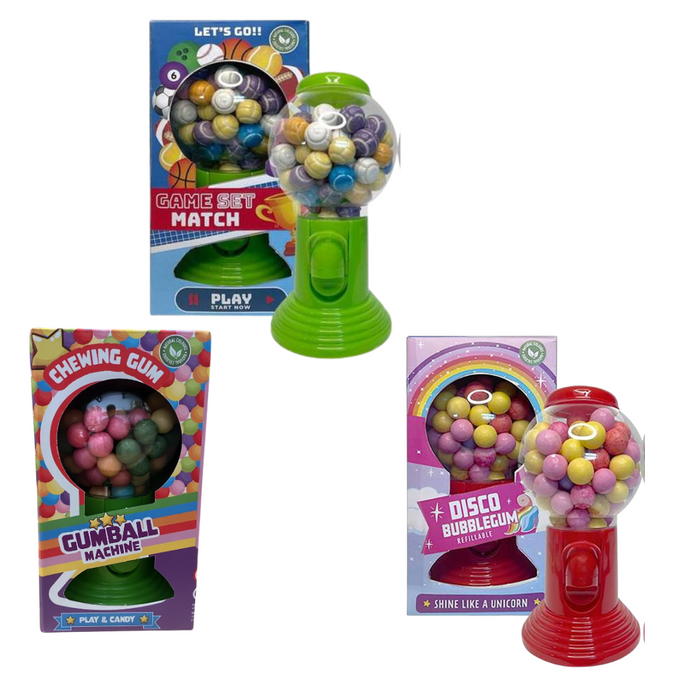Mini Retro Gumball Machine – Bubblegum Candy Dispenser Toy