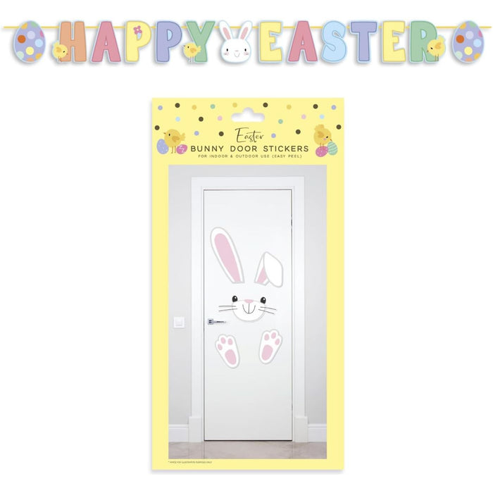 Easter Decorations Outdoor and Indoor Sticker Set