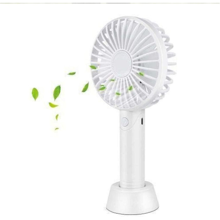 Portable Hand Fan – USB Rechargeable Mini Cooling Fan with 3 Speeds
