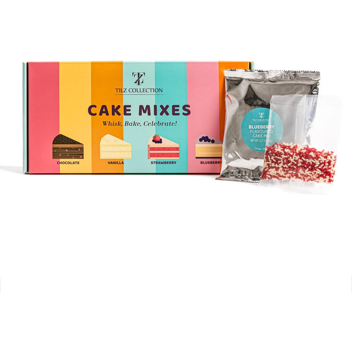 Tilz Cake Mix Variety Gift Set – 4 Baking Mixes with Icing & Sprinkles