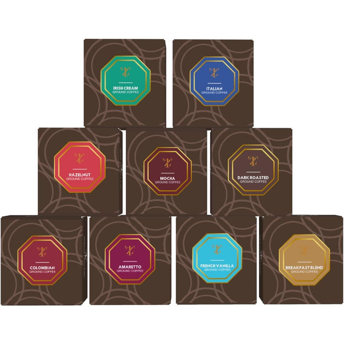 9 Blend Ground Coffee Gift Set – Luxury Coffee Collection