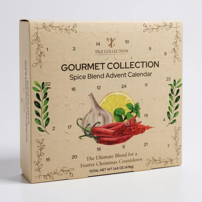 Gourmet Spice Blend Advent Calendar – 24 Day Cooking Seasoning Gift