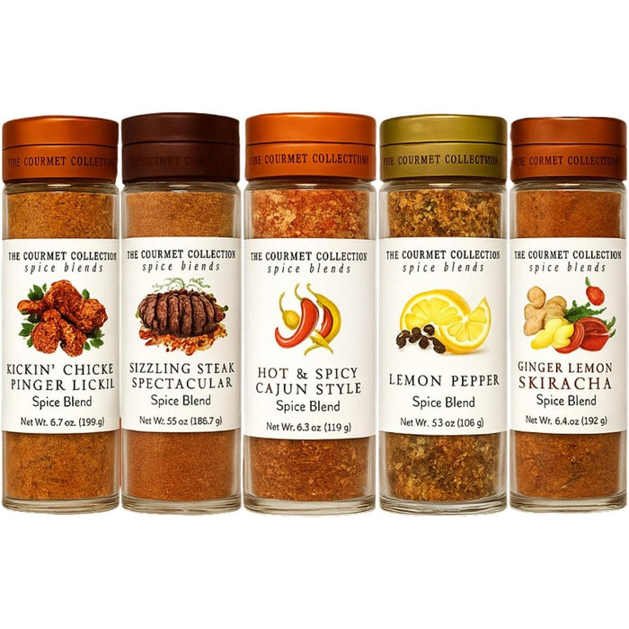 Gourmet Bold Flavour Spice Gift Set – 5 Seasoning Blends for Grilling & Cooking
