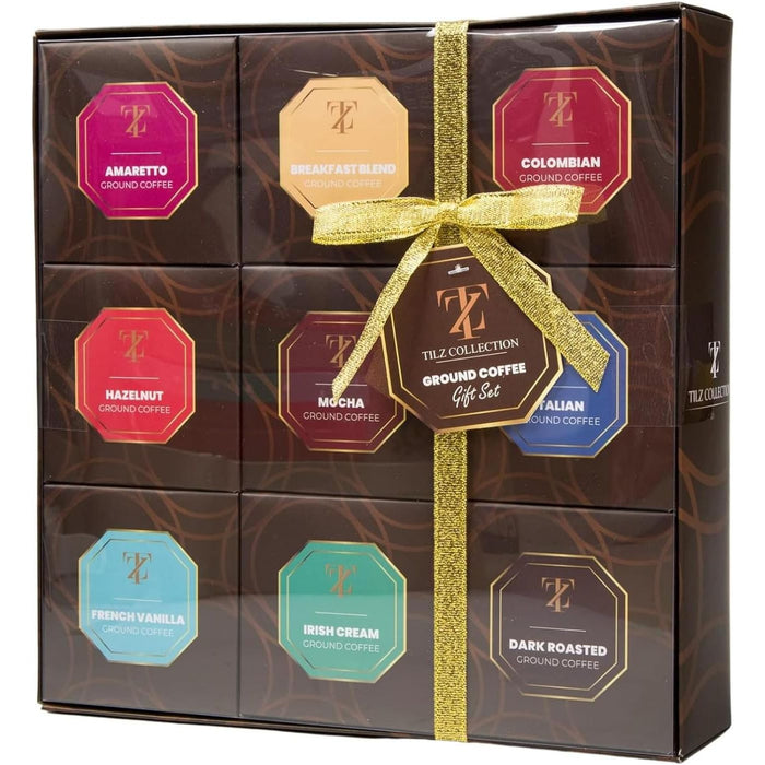 9 Blend Ground Coffee Gift Set – Luxury Coffee Collection