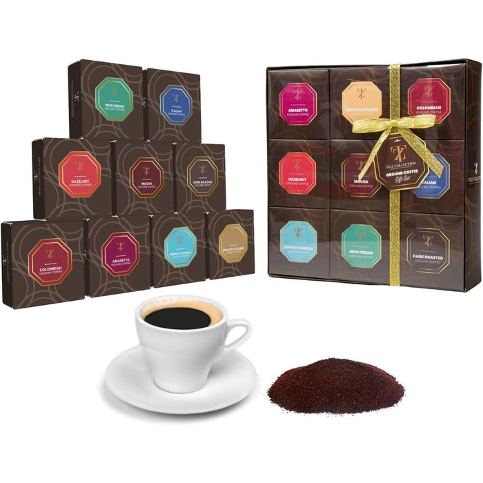 9 Blend Ground Coffee Gift Set – Luxury Coffee Collection