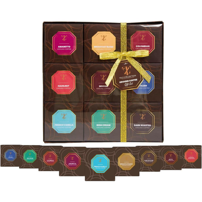 9 Blend Ground Coffee Gift Set – Luxury Coffee Collection