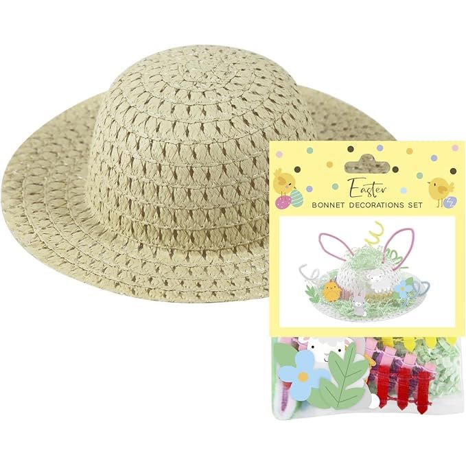 Make Your Own Easter Bonnet Craft Kit – Kids DIY Easter Hat Set