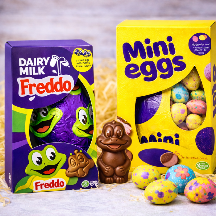 Cadbury Easter Favourites Gift Hamper – Mini Eggs, Freddo & Dairy Milk Buttons Eggs